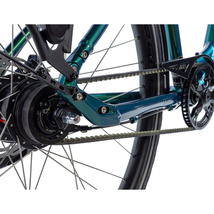 Vélo city bike 28 Leader fox escalante mixte vert brillant nexus 8v