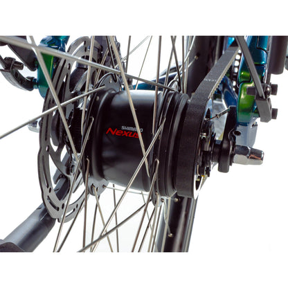 Vélo city bike 28 Leader fox escalante mixte vert brillant nexus 8v
