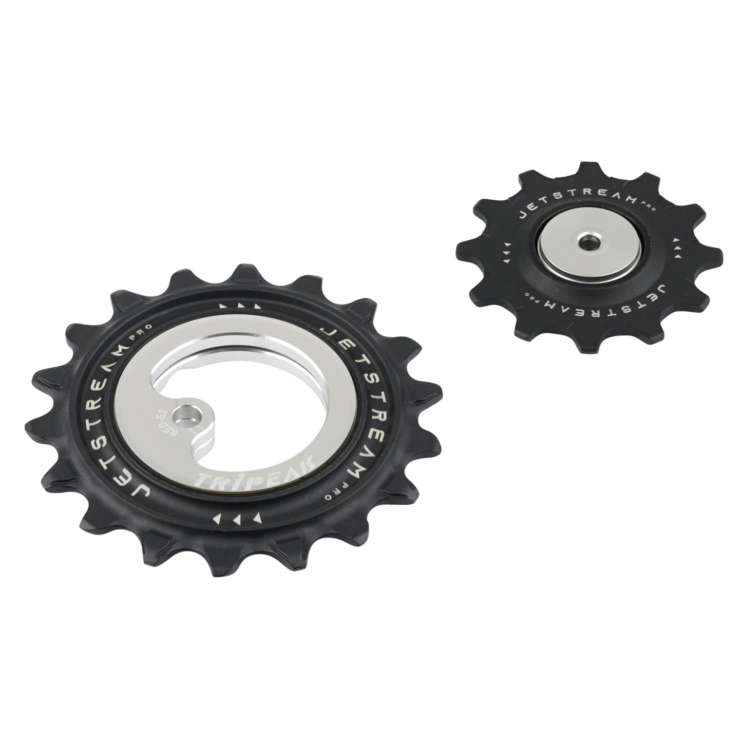 Tripeak 12-18 tooth ceramic derailleur pulley 12x2v. Sram axs red e1-force e1 silver +2024 set of 2