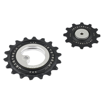 Tripeak 12-18 tooth ceramic derailleur pulley 12x2v. Sram axs red e1-force e1 silver +2024 set of 2