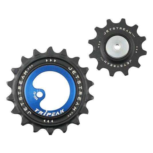 Tripeak 12-18 tooth ceramic derailleur pulley 12x2v. Sram AXS Red E1-Force E1 dark blue +2024 set of 2