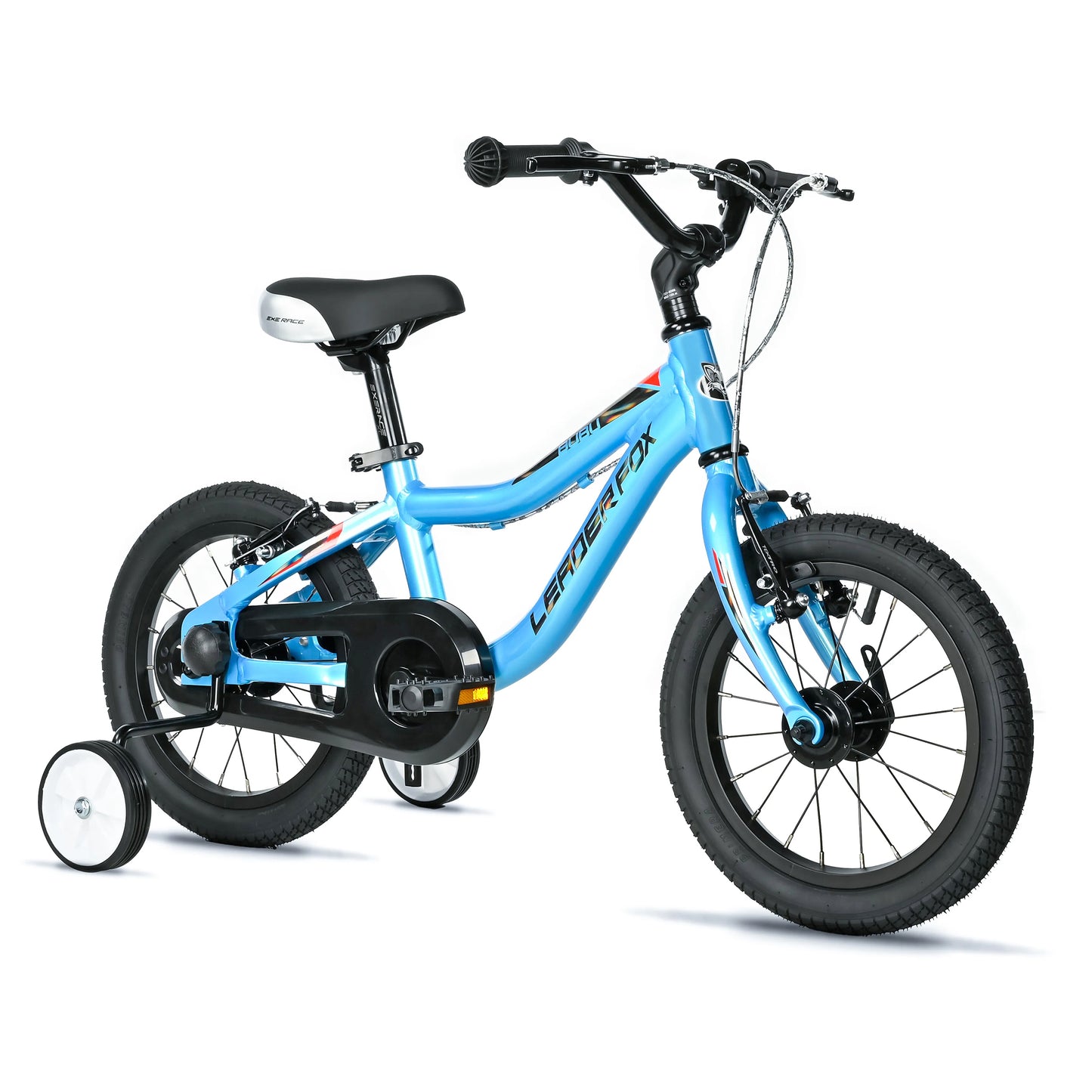 Child's 14-inch Leader Fox BUBU light blue bicycle, V-brake (105 cm)