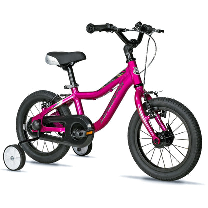 Children's 14-inch Leader Fox BUBU pink bicycle, V-brake (105 cm)
