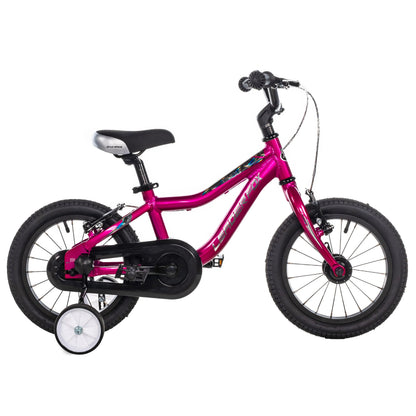 Children's 14-inch Leader Fox BUBU pink bicycle, V-brake (105 cm)