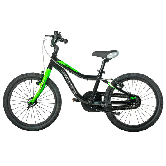 18-inch Leader Fox BUBU Kids' Bike, Black Green, V-brake (115-125 cm)
