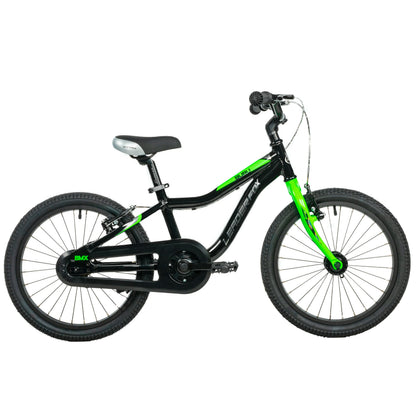18-inch Leader Fox BUBU Kids' Bike, Black Green, V-brake (115-125 cm)