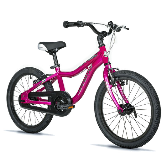 18-inch Kids' Bike Leader Fox BUBU Pink V-brake (115-125 cm)
