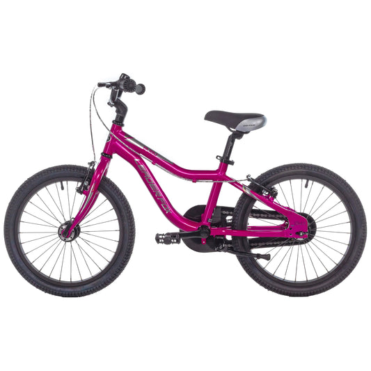 18-inch Kids' Bike Leader Fox BUBU Pink V-brake (115-125 cm)