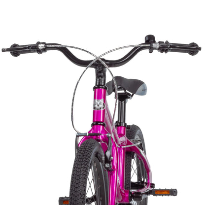 18-inch Kids' Bike Leader Fox BUBU Pink V-brake (115-125 cm)