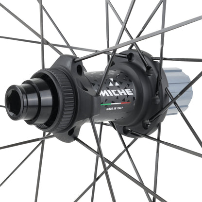 Roues route disque 700 Miche SWR Evo 40 Centerlock carbone Shimano 12V