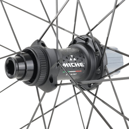 Roues route disque 700 Miche SWR Evo 50 Centerlock carbone Shimano 12V