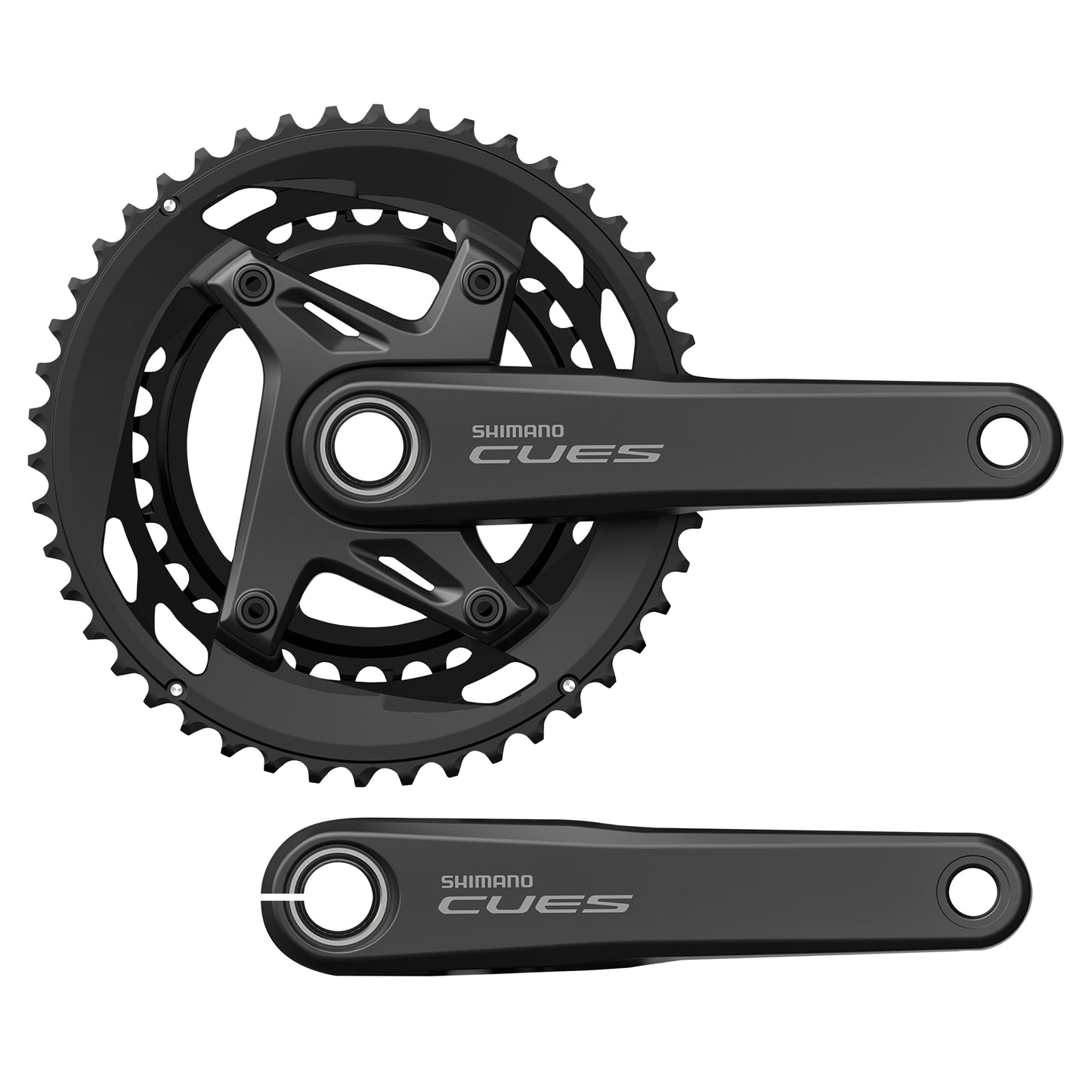 Pédalier VTT Shimano Cues U6040 noir 175 50x34 axe intégré
