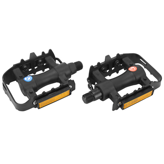 MTB pedal resin black aluminum cage black 9/16