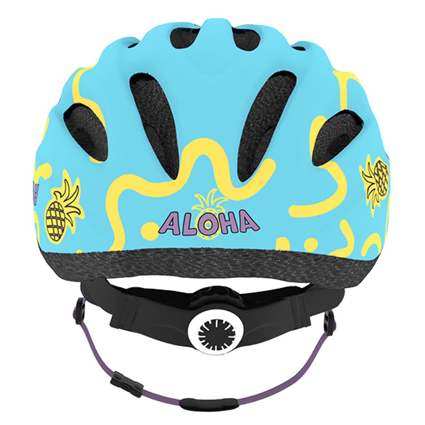 Casque vélo enfant Disney stitch city bleu avec molette réglage