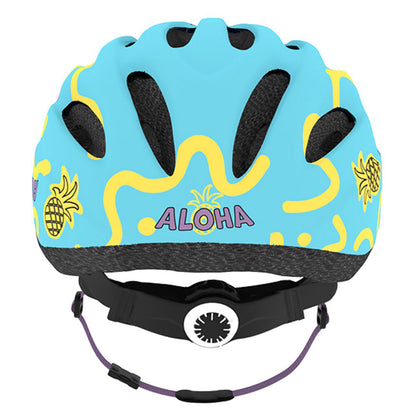 Casque vélo enfant Disney stitch city bleu avec molette réglage