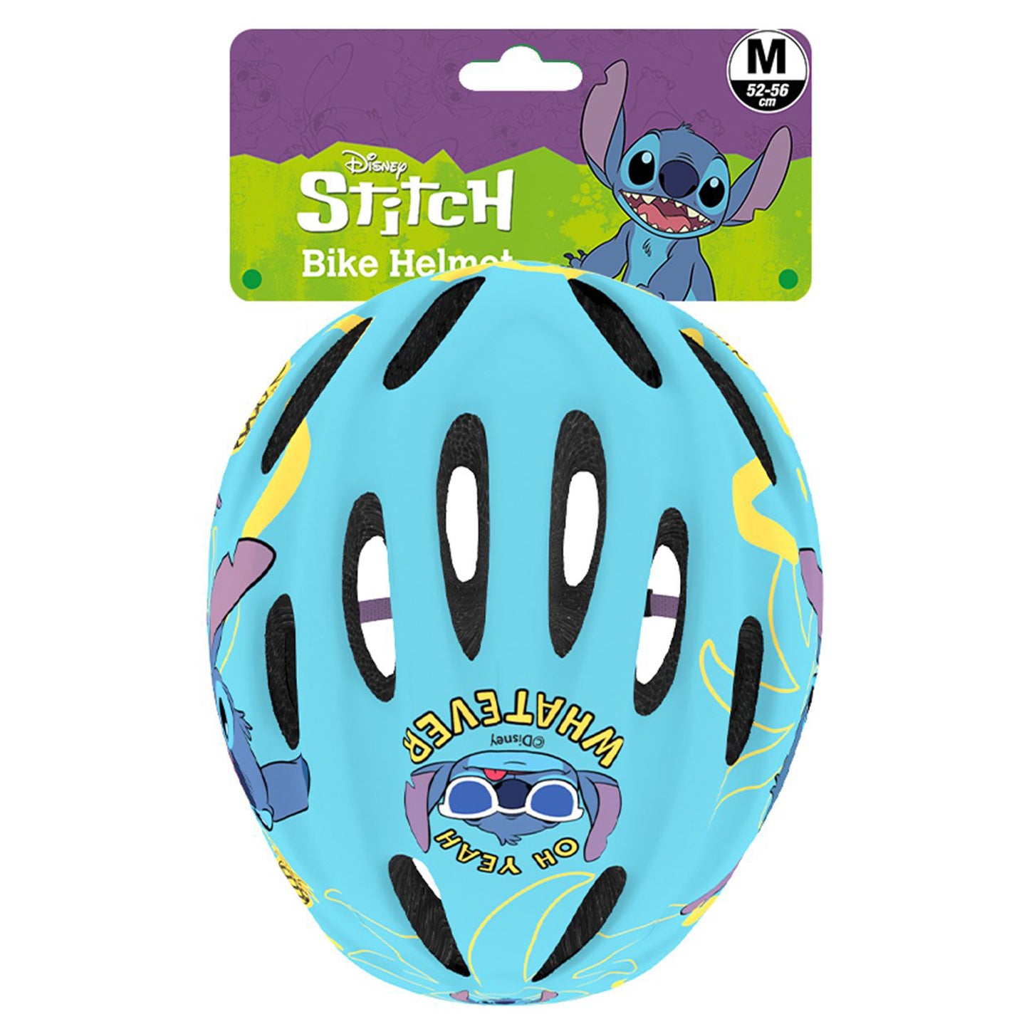 Casque vélo enfant Disney stitch city bleu avec molette réglage