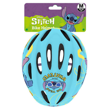 Casque vélo enfant Disney stitch city bleu avec molette réglage