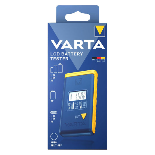 Varta Battery Tester with LCD Screen