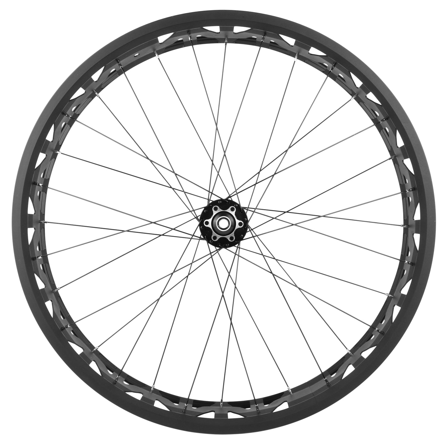Roue VTT 26 disque arrière Leader Fox Fatbike