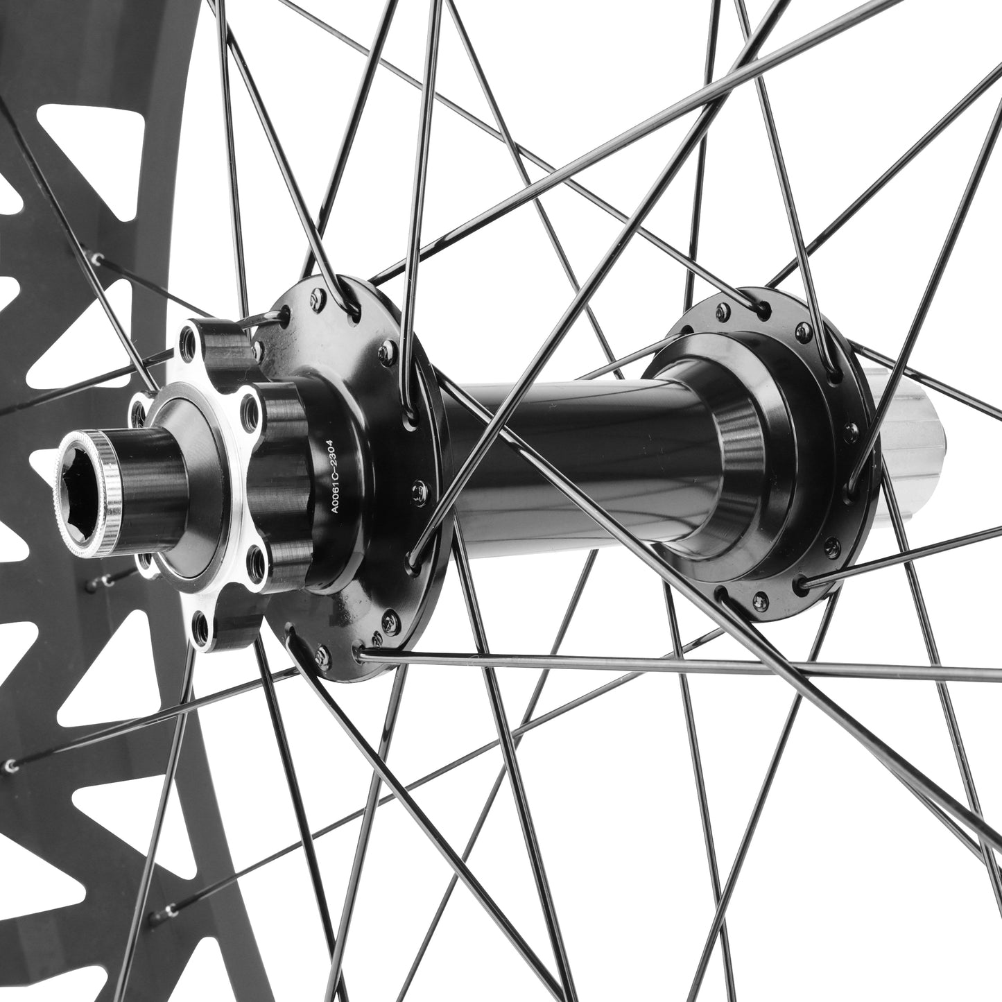 Roue VTT 26 disque arrière Leader Fox Fatbike
