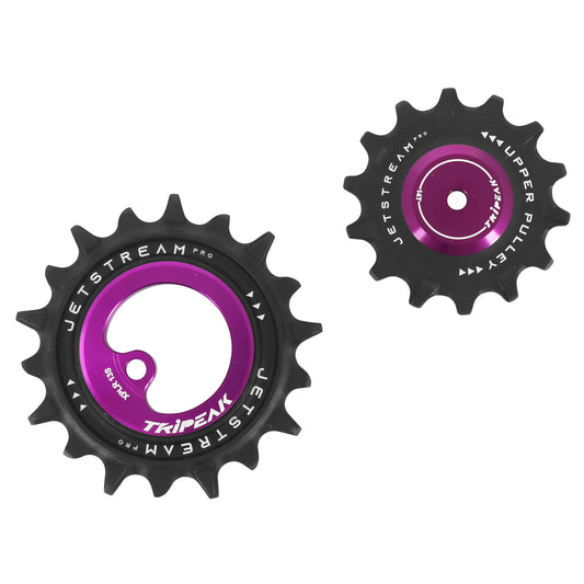 Tripeak 14-18T ceramic pulley wheel set 13x1v. Sram axs force xplr purple set of 2