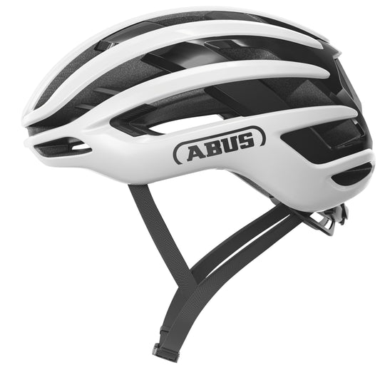 Abus Airbreaker Adult Road Bike Helmet Glossy White