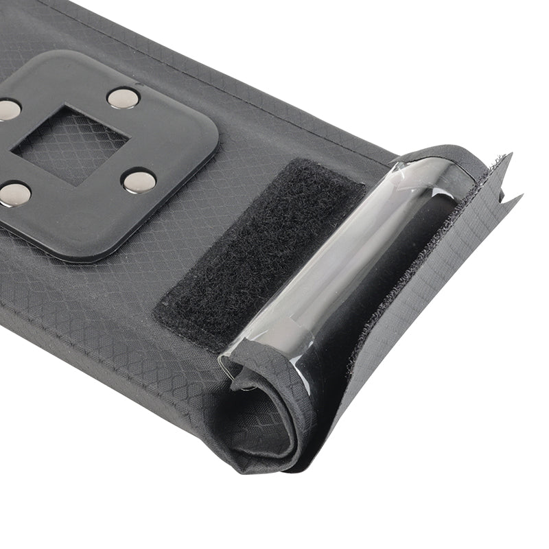 Support smartphone-téléphone Hapo-g étanche tactile noir fixation universelle magnétique de 5.4" à 6.7"