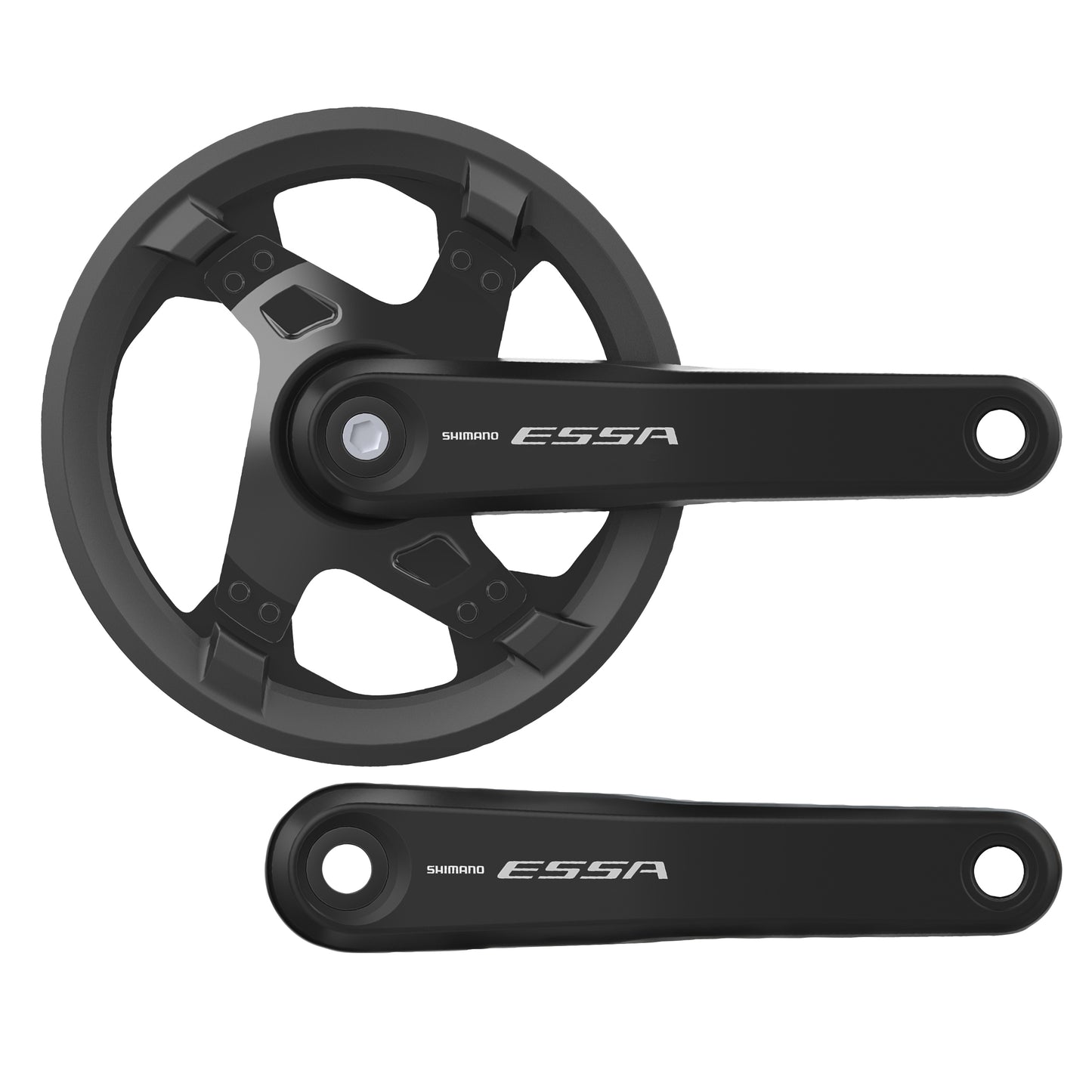 Pédalier VTT Shimano Essa U2000 noir 175 40 dents boîtier 123