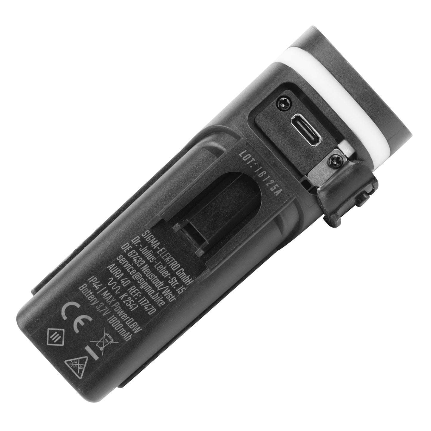Eclairage vélo usb avant Sigma aura 40 lux
