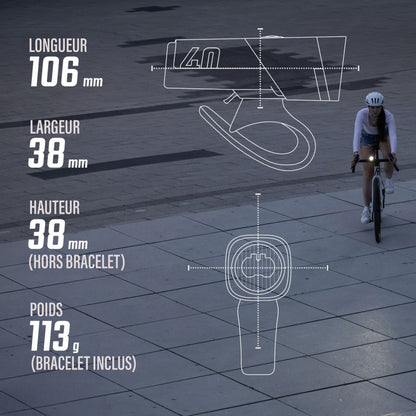 Eclairage vélo usb avant Sigma aura 40 lux