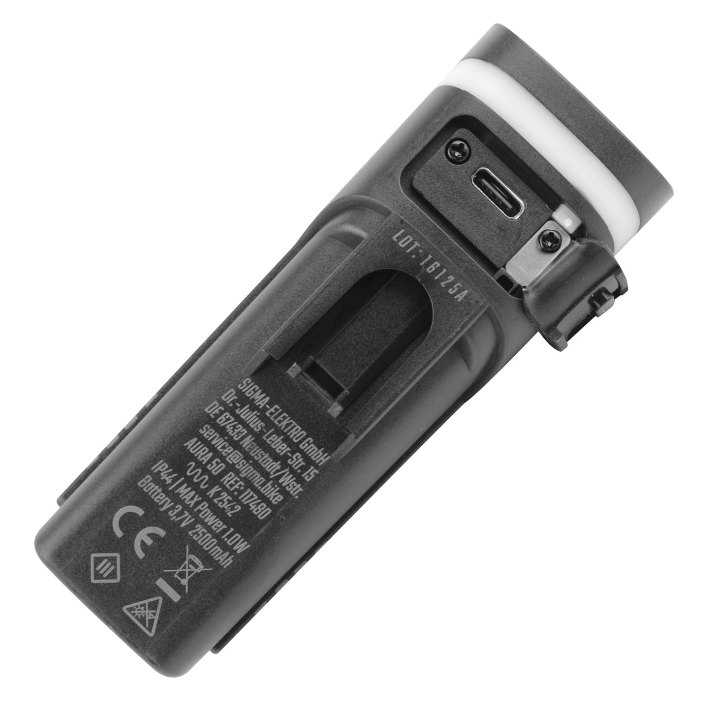 Eclairage vélo usb avant Sigma aura 50 lux
