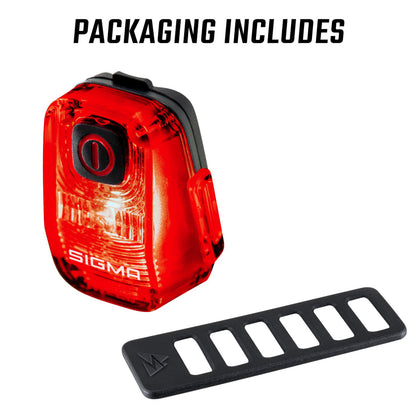 Eclairage vélo usb arrière sur tige de selle Sigma hiro 10
