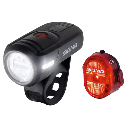 Eclairage vélo usb kit Sigma aura micro set aura 45-nugget ii