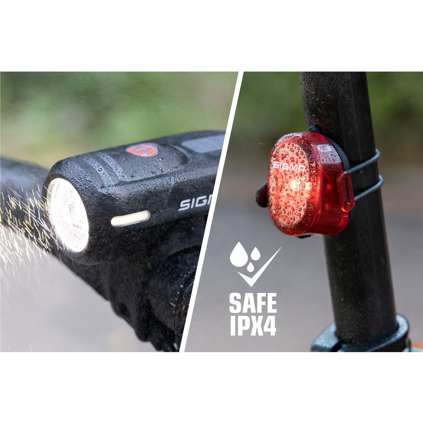 Eclairage vélo usb kit Sigma aura micro set aura 45-nugget ii