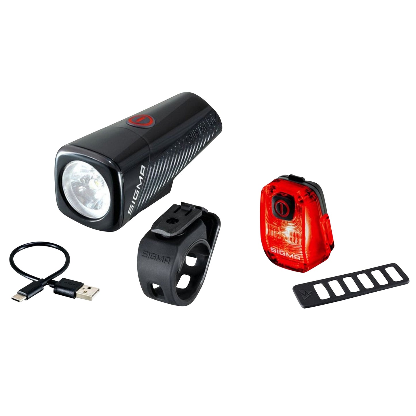 Eclairage vélo usb kit Sigma buster 150 lumen -nyte 10