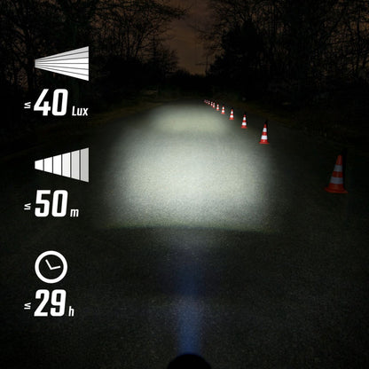 Eclairage vélo usb kit Sigma aura 40 lux-hiro 10