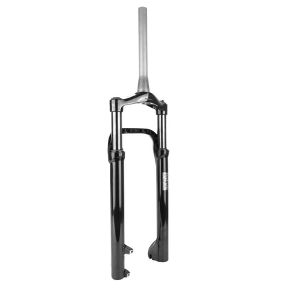 Fourche VTT - fat bike 26" noir tapered conique (pivot 1"1-8 haut et 1,5" bas)