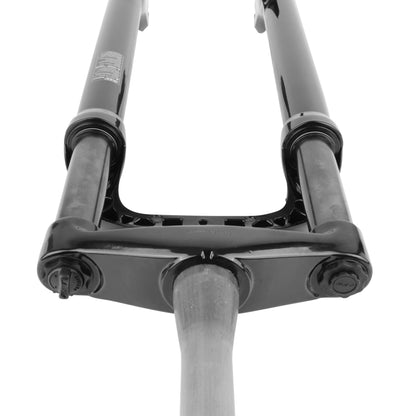 Fourche VTT - fat bike 26" noir tapered conique (pivot 1"1-8 haut et 1,5" bas)