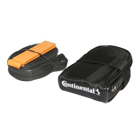 Continental road bike saddle bag with 700c Presta 60mm inner tube + 2 road tire levers