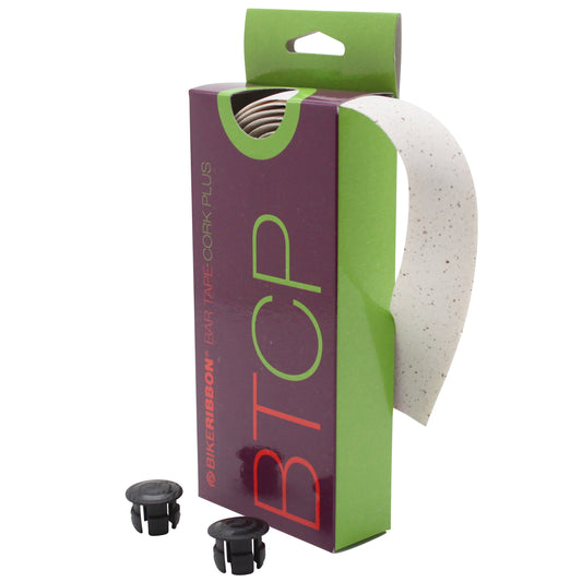 Ruban guidon Bikeribbon Cork Plus blanc avec liège