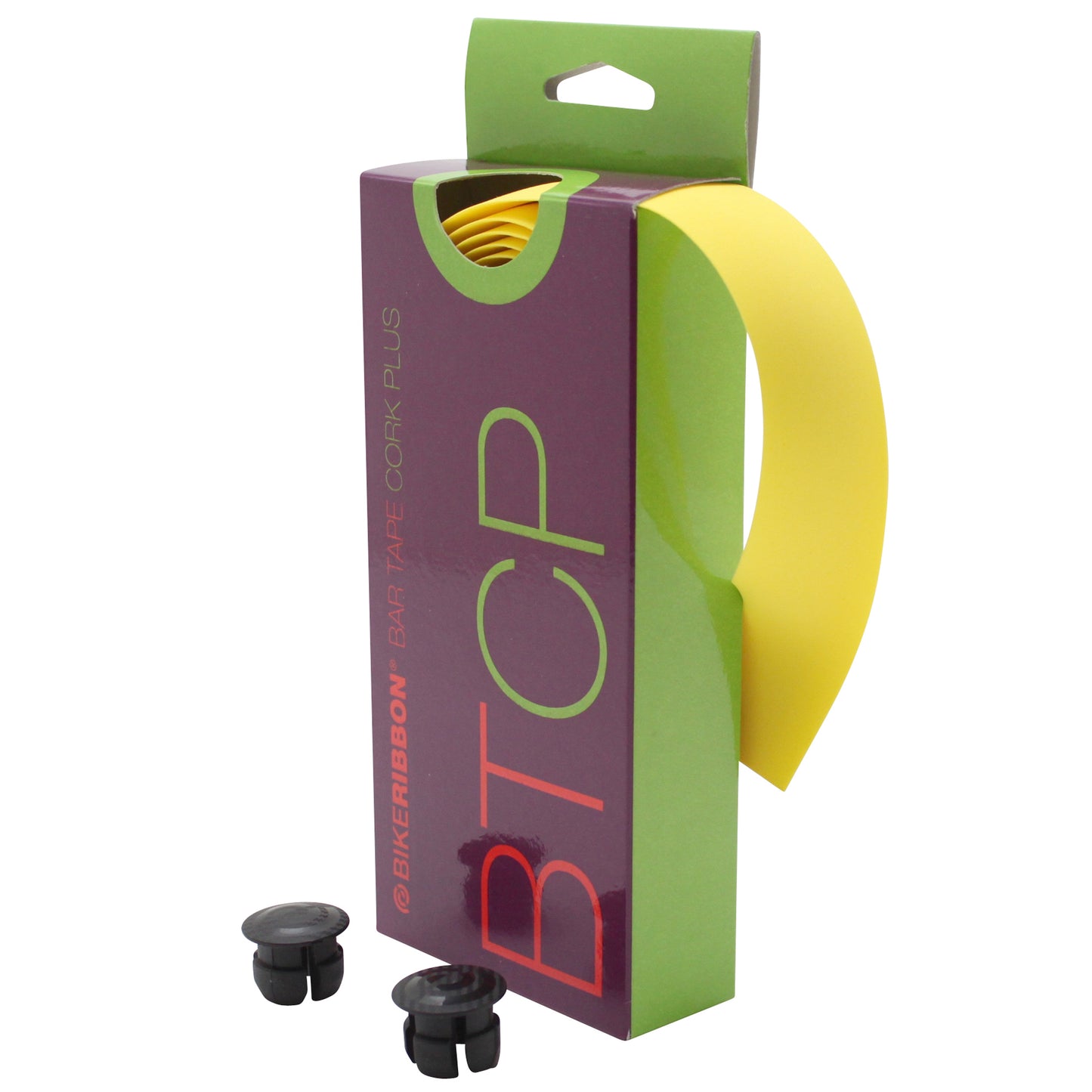 Ruban guidon Bikeribbon Cork Plus jaune sans liège