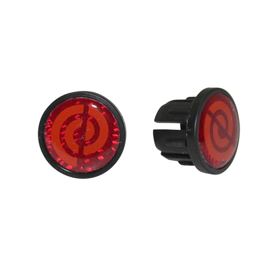 Bouchon cintre route Bikeribbon rouge reflect paire