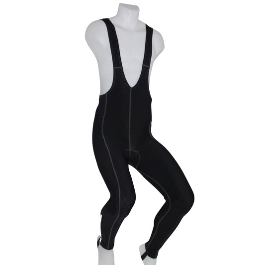 Cuissard long adulte PCP eco à bretelles fond coolmax noir zips aux chevilles + passants