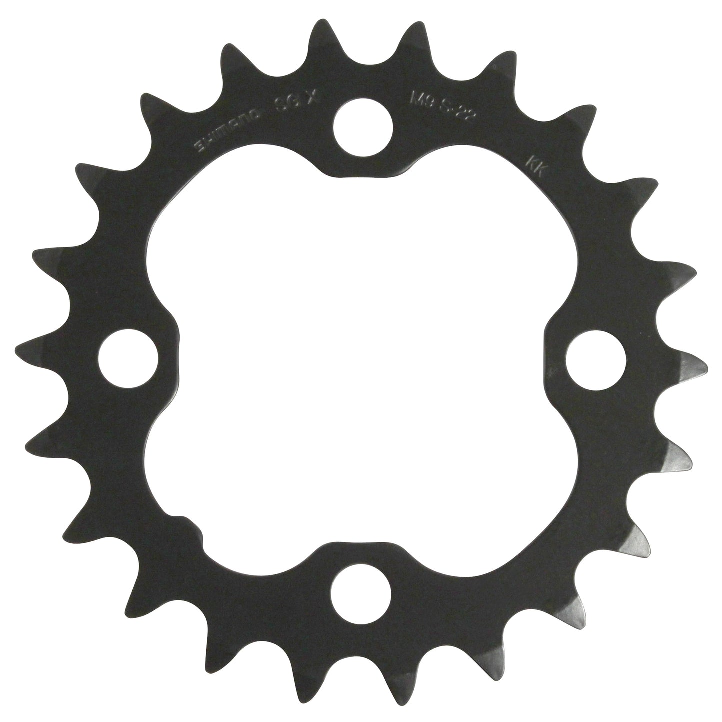 MTB Chainring 4-bolt D64 for Shimano Deore M590 LX 22T 9S