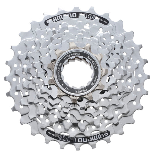 Cassette 8v. Shimano alivio hg51 11-28 (11-13-15-17-19-21-24-28)