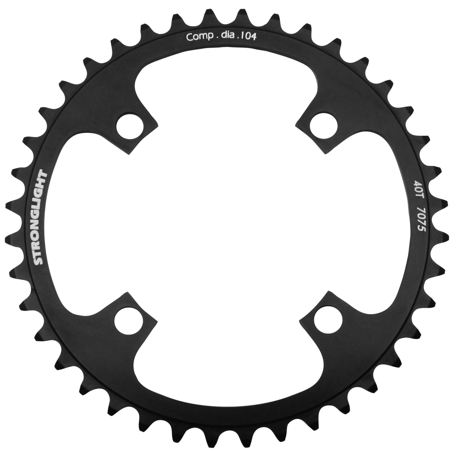 Plateau VTT 4 bras Stronglight D104 mono 40D 8-9V