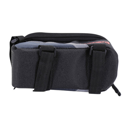 Bike frame-handlebar smartphone bag for cell phone / I-phone, velcro fastening, 17x9x7cm