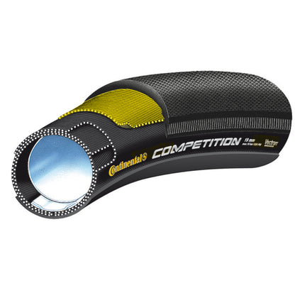 Continental Competition Tubular Road Tire 700 x 25 Black 280g