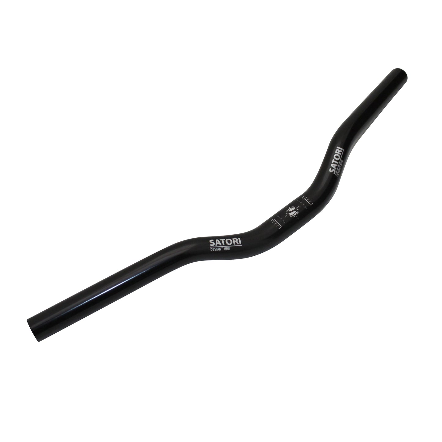 Handlebar City single speed - fixie black aluminum 25.4 l480 -rise 25mm