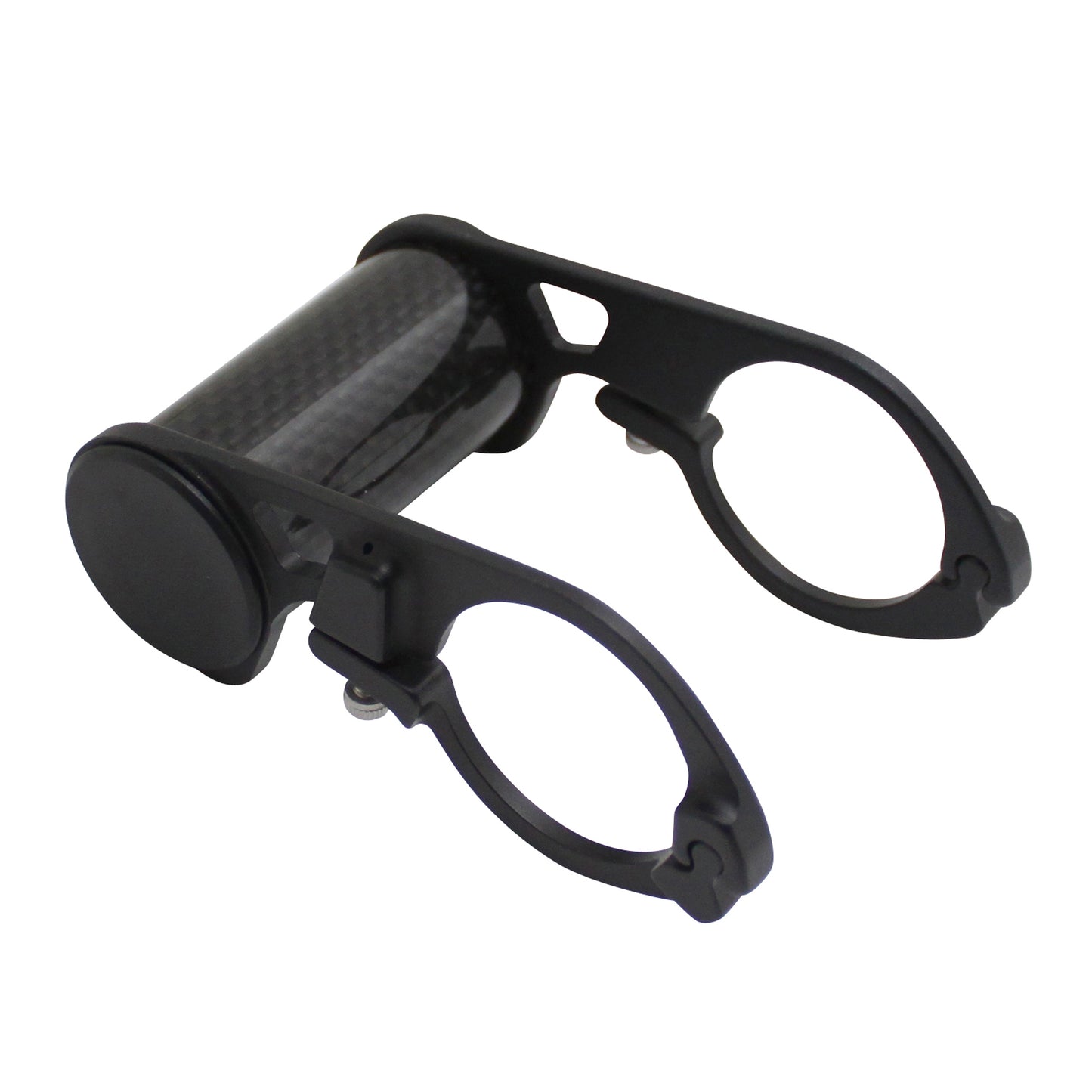 Carbon computer mount for 31.8mm handlebars, black, 32g (45mm width and 25mm diameter) -PCP-